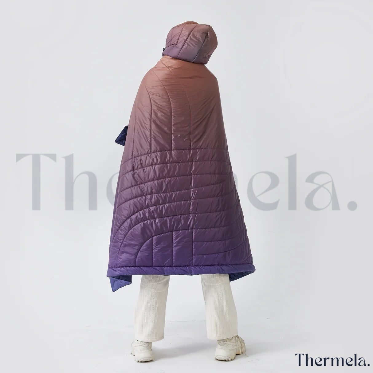 Thermela Luxe Series: Z-Walk Pro – Hooded Heated Blanket