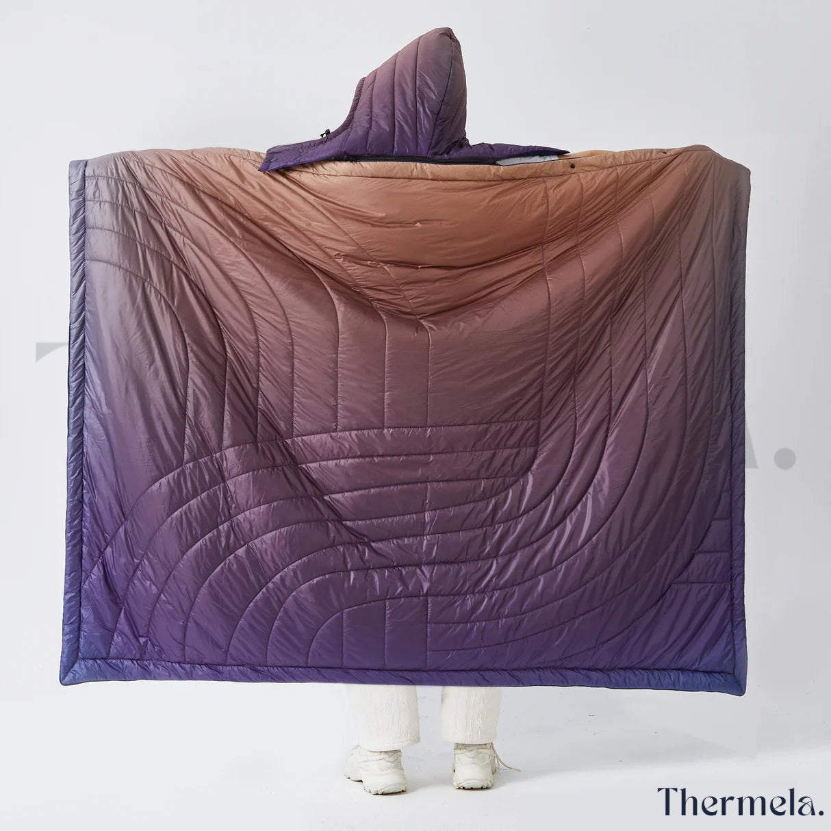 Thermela Luxe Series: Z-Walk Pro – Hooded Heated Blanket