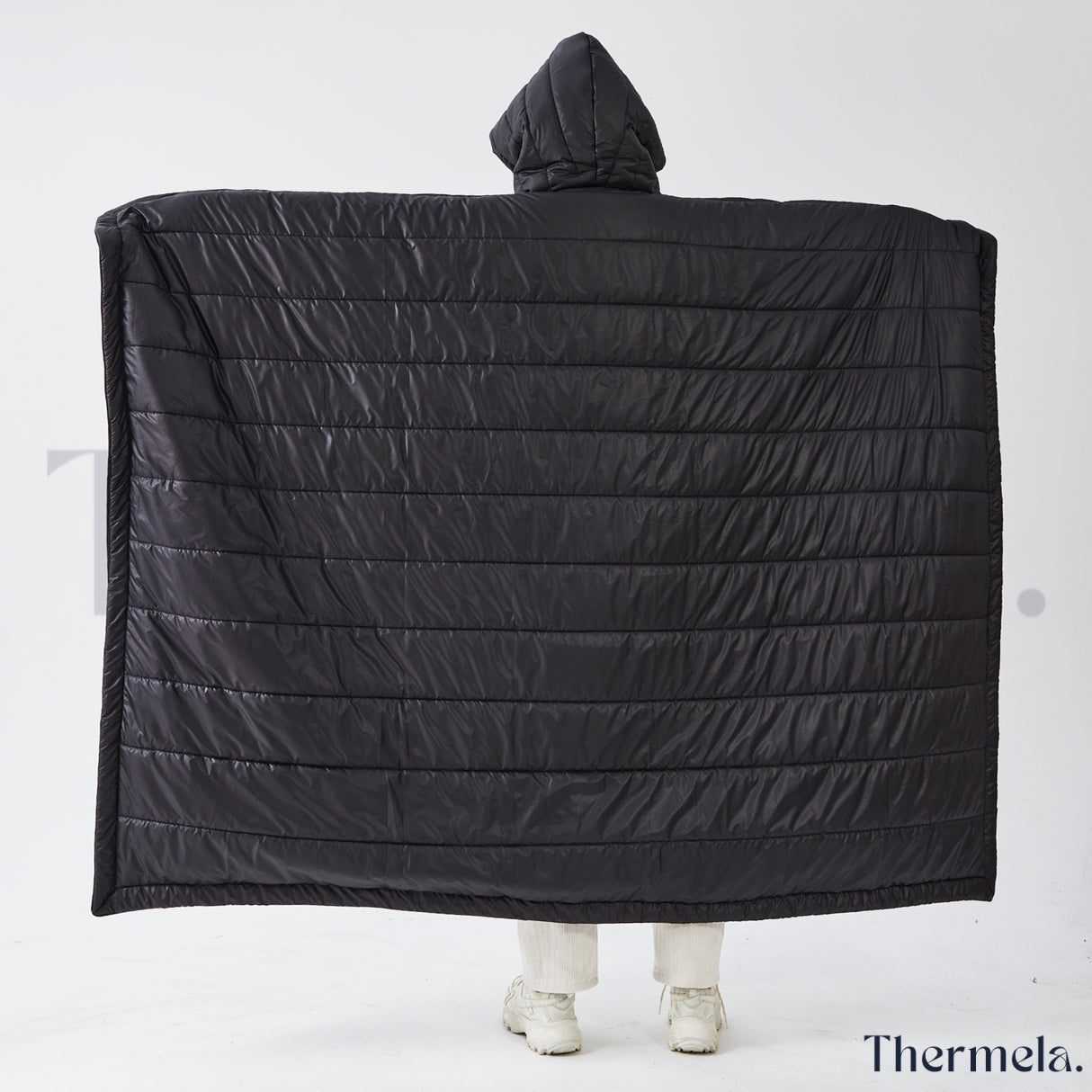 Thermela Luxe Series: Z-Walk Pro – Hooded Heated Blanket